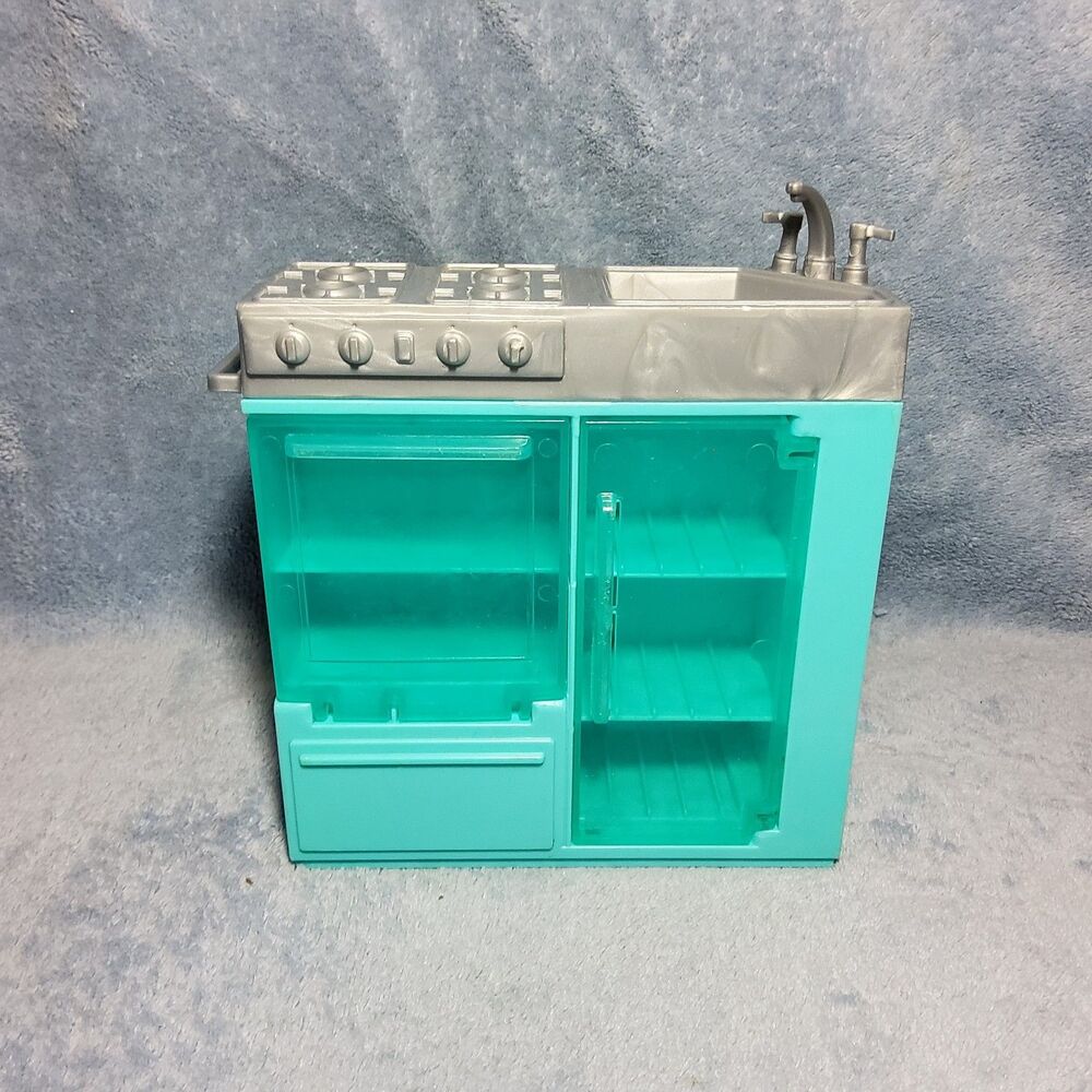 Barbie Dream Camper Replacement Part 3-in-1 Sink Refrigerator Stove Mattel Toy